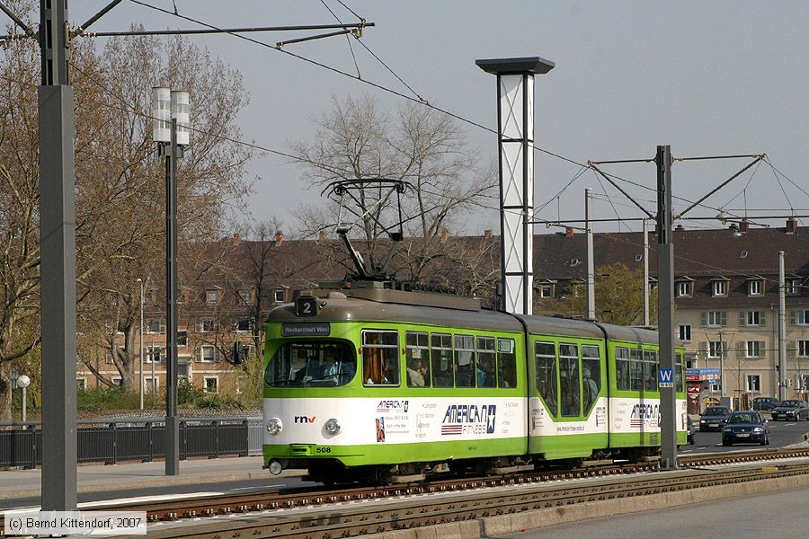 Straßenbahn Mannheim - 508
/ Bild: mvg508_bk0704010022.jpg