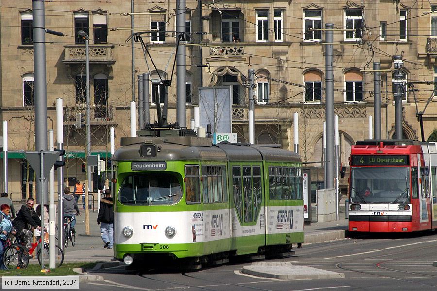 Straßenbahn Mannheim - 508
/ Bild: mvg508_bk0704010113.jpg
