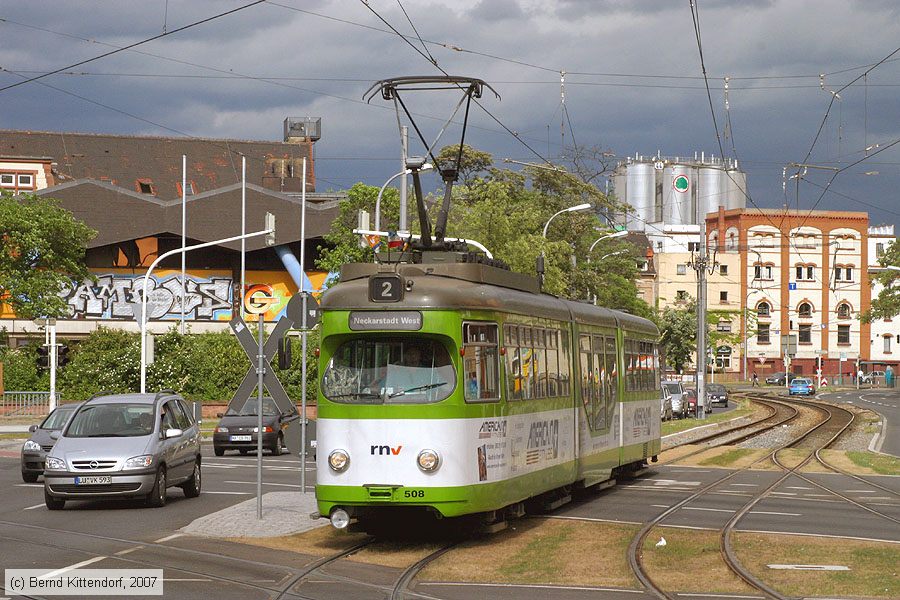 Straßenbahn Mannheim - 508
/ Bild: mvg508_bk0705080072.jpg