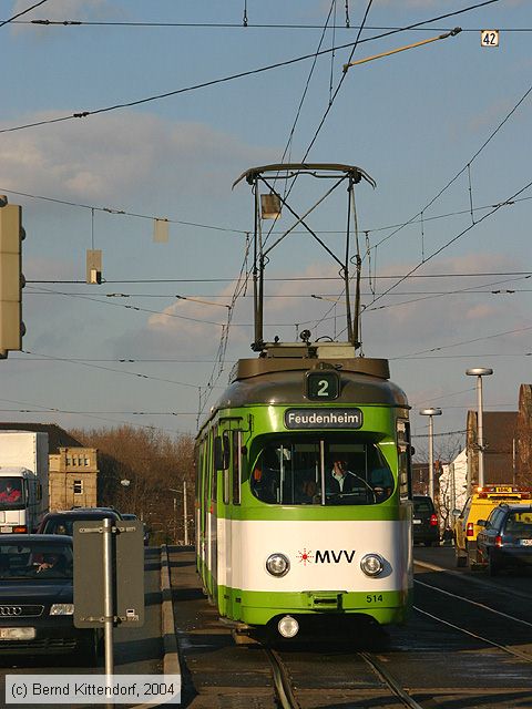 Straßenbahn Mannheim - 514
/ Bild: mvg514_e0002275.jpg