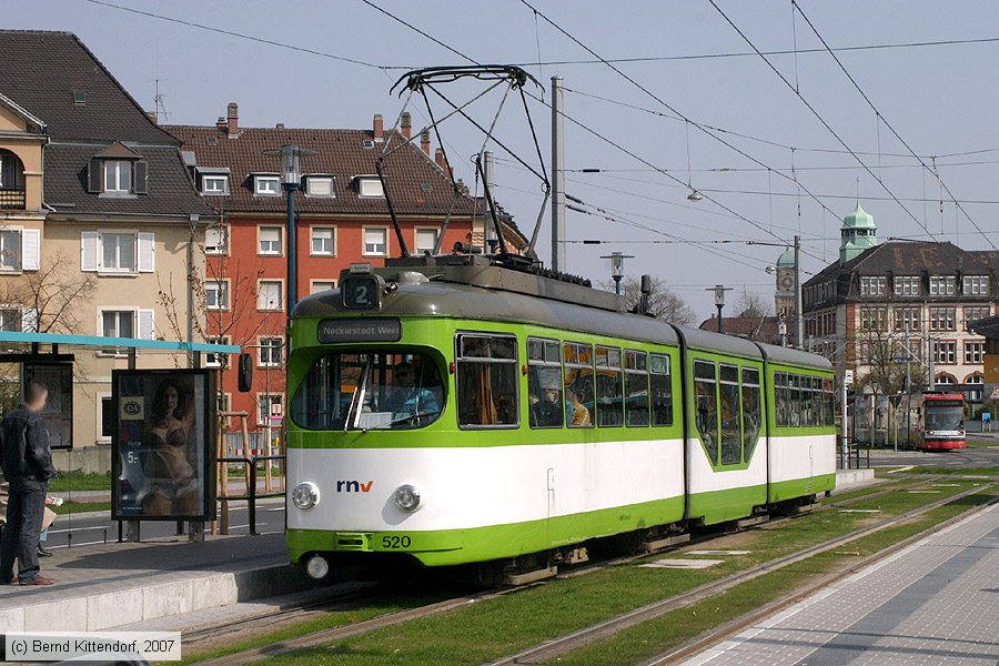 Straßenbahn Mannheim - 520
/ Bild: mvg520_bk0704010063.jpg