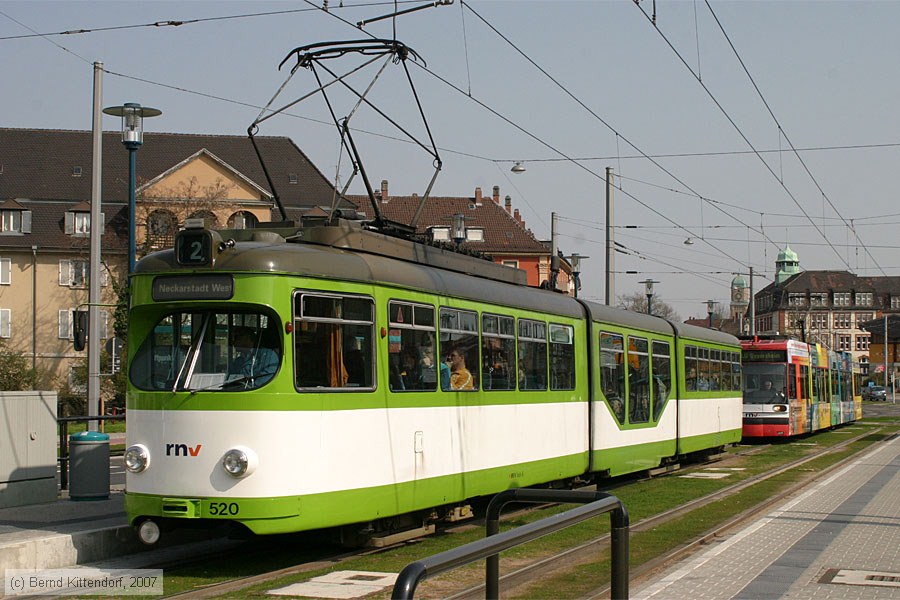 Straßenbahn Mannheim - 520
/ Bild: mvg520_bk0704010064.jpg
