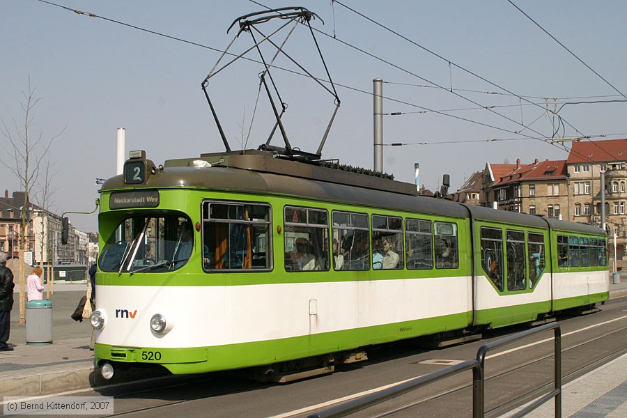 Straßenbahn Mannheim - 520
/ Bild: mvg520_bk0704010082.jpg