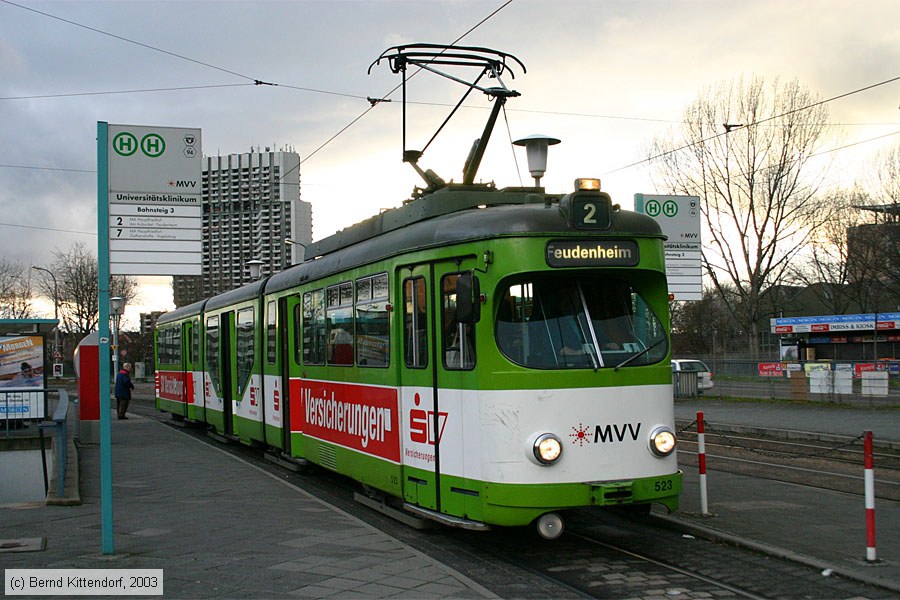 Straßenbahn Mannheim - 523
/ Bild: mvg523_e0001114.jpg
