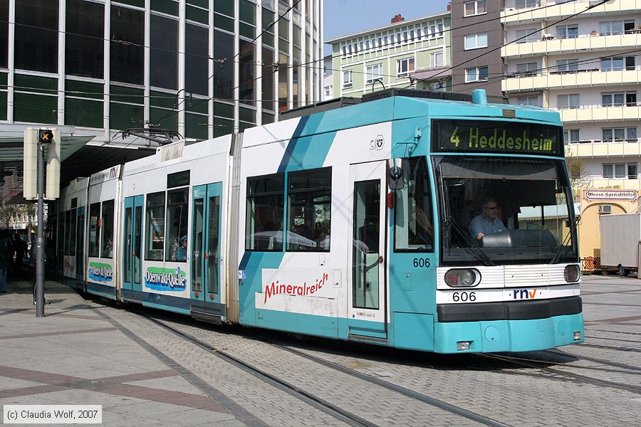 Straßenbahn Mannheim - 606
/ Bild: mvg606_cw0704020033.jpg