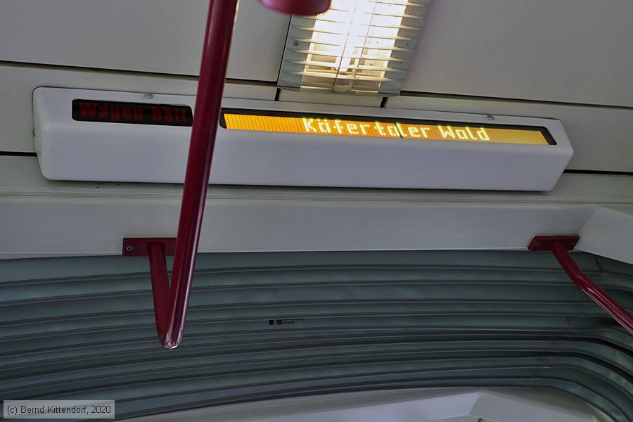 Straßenbahn Mannheim - 5608 - Innenansicht
/ Bild: rnv5608_bk2003020007.jpg