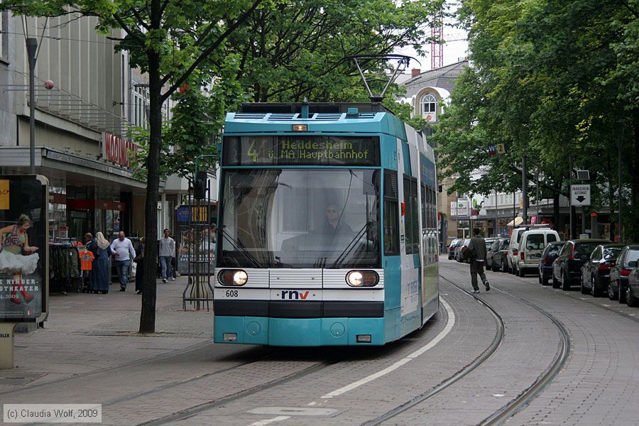 Straßenbahn Mannheim - 608
/ Bild: mvg608_cw0904270077.jpg