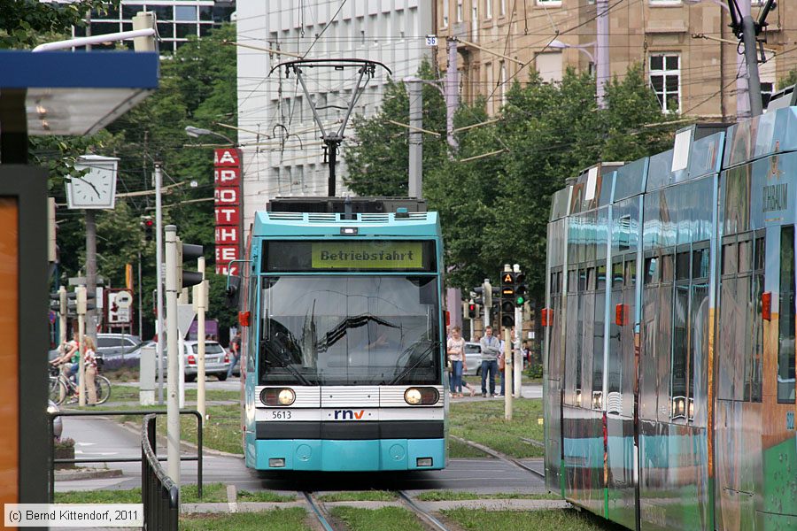 Stra&szlig;enbahn Mannheim - 5613
/ Bild: rnv5613_bk1106170063.jpg