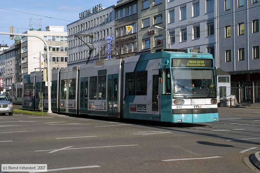 Straßenbahn Mannheim - 613
/ Bild: mvg613_bk0702040043.jpg