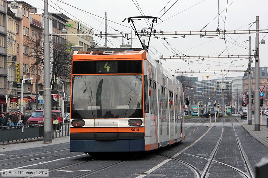 Straßenbahn Mannheim - 5614
/ Bild: rnv5614_bk1401250051.jpg