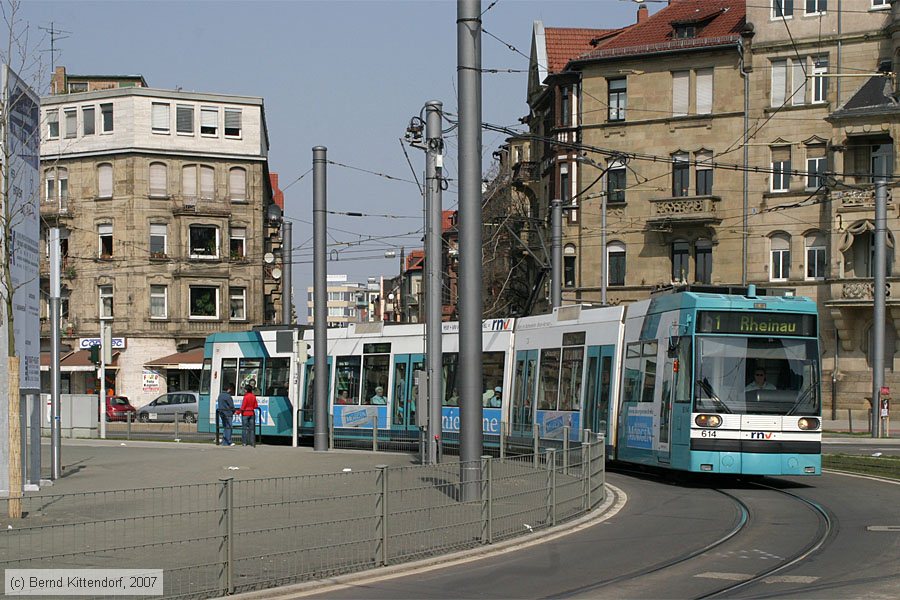 Straßenbahn Mannheim - 614
/ Bild: mvg614_bk0704010098.jpg