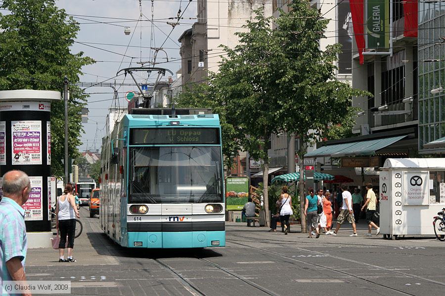 Straßenbahn Mannheim - 614
/ Bild: mvg614_cw0907020114.jpg