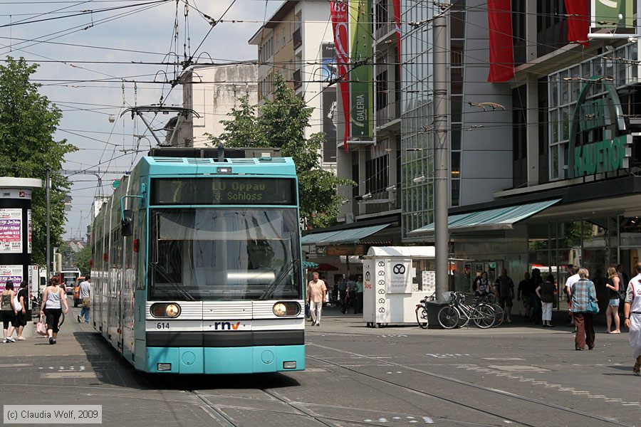 Straßenbahn Mannheim - 614
/ Bild: mvg614_cw0907020115.jpg