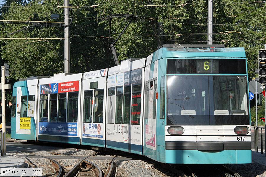 Straßenbahn Mannheim - 617
/ Bild: mvg617_cw0704300136.jpg