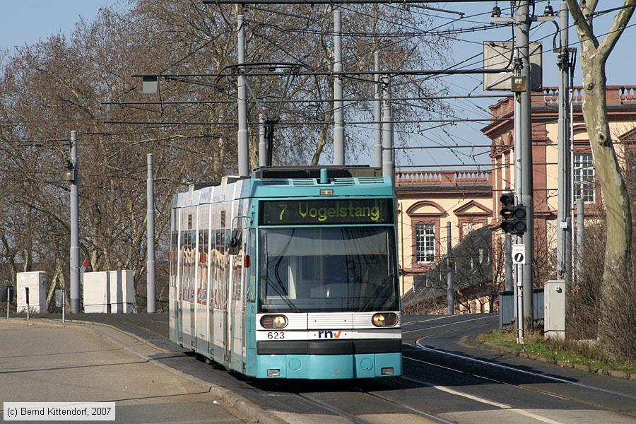 Straßenbahn Mannheim - 623
/ Bild: mvg623_bk0703040031.jpg