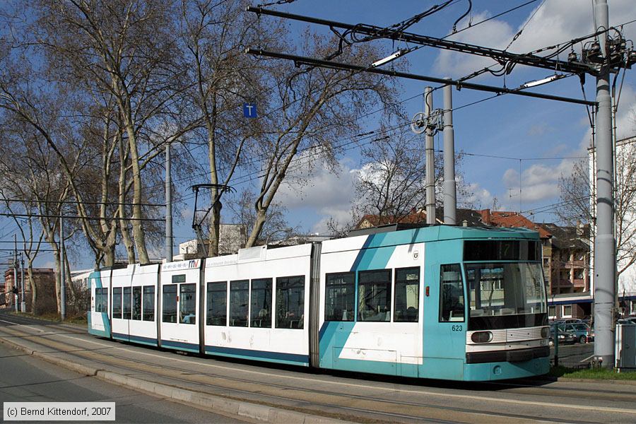 Straßenbahn Mannheim - 623
/ Bild: mvg623_bk0703040098.jpg