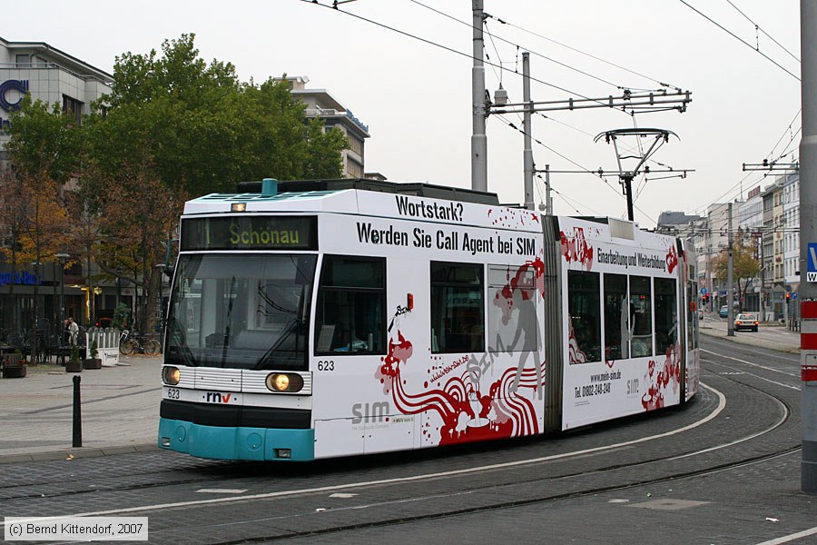 Straßenbahn Mannheim - 623
/ Bild: mvg623_bk0710280001.jpg
