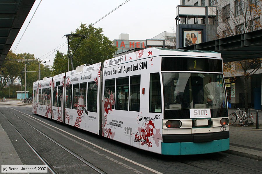 Straßenbahn Mannheim - 623
/ Bild: mvg623_bk0710280002.jpg