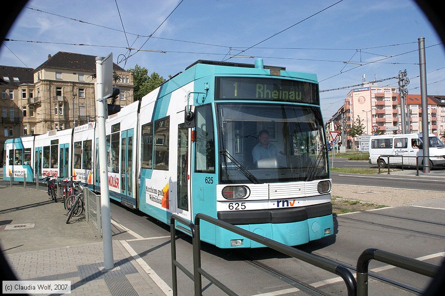 Straßenbahn Mannheim - 625
/ Bild: mvg625_cw0707140016.jpg