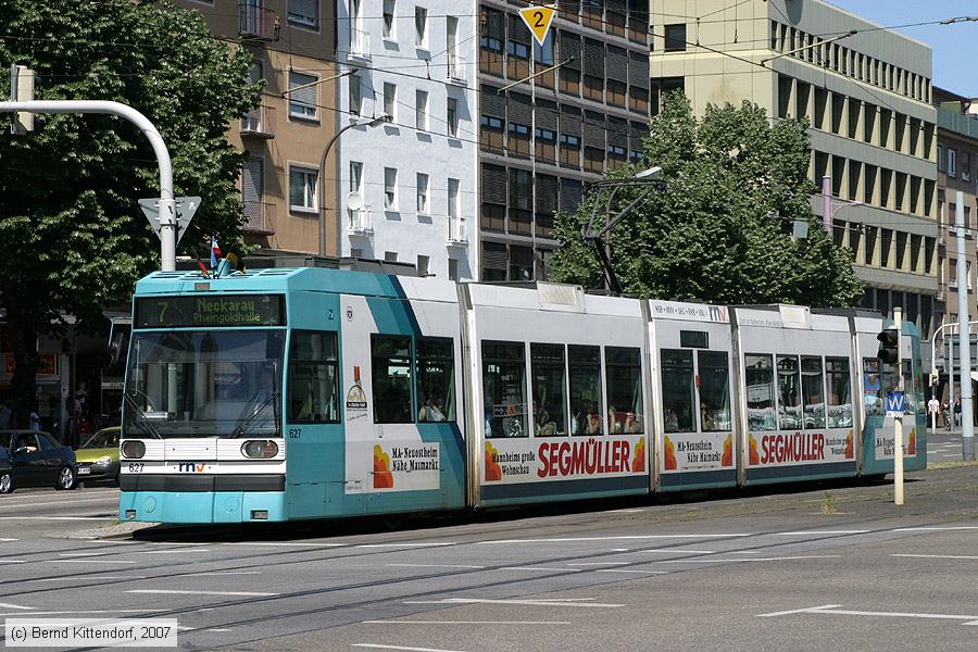 Straßenbahn Mannheim - 627
/ Bild: mvg627_bk0704300086.jpg