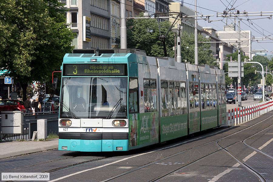 Straßenbahn Mannheim - 627
/ Bild: mvg627_bk0905020013.jpg