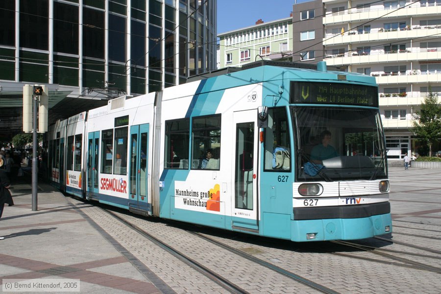 Straßenbahn Mannheim - 627
/ Bild: mvg627_e0023684.jpg