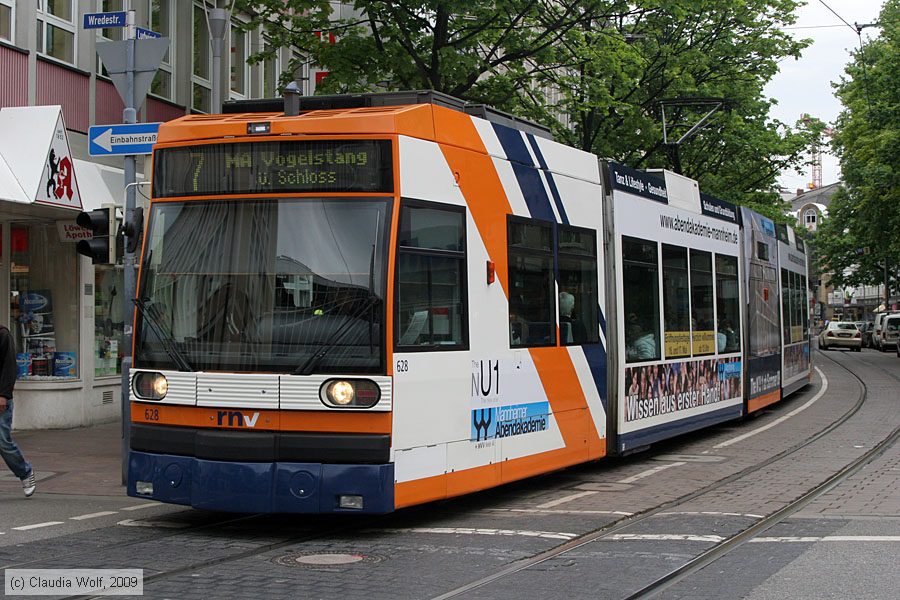 Straßenbahn Mannheim - 628
/ Bild: mvg628_cw0904270065.jpg