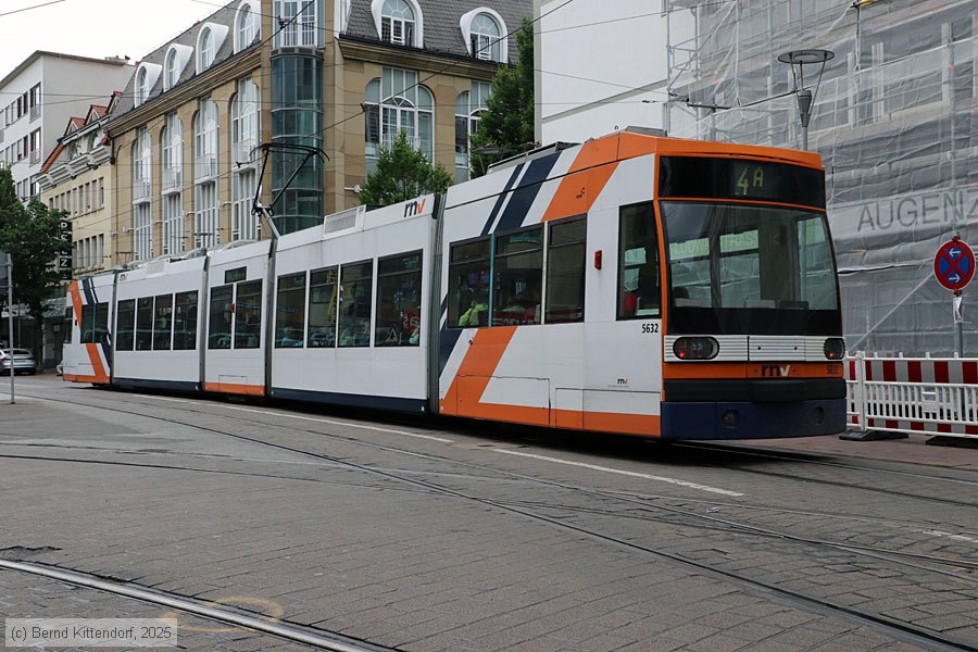 Stra&szlig;enbahn Mannheim - 5632
/ Bild: rnv5632_bk2506020015.jpg
