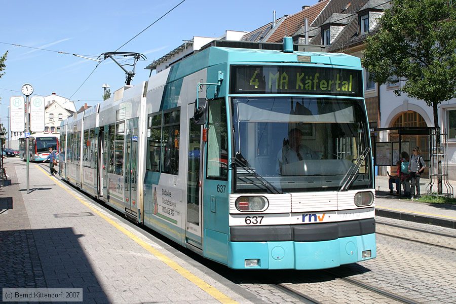 Straßenbahn Mannheim - 637
/ Bild: mvg637_bk0708010024.jpg