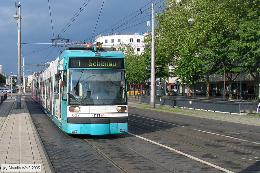 Straßenbahn Mannheim - 637
/ Bild: mvg637_cw011407.jpg