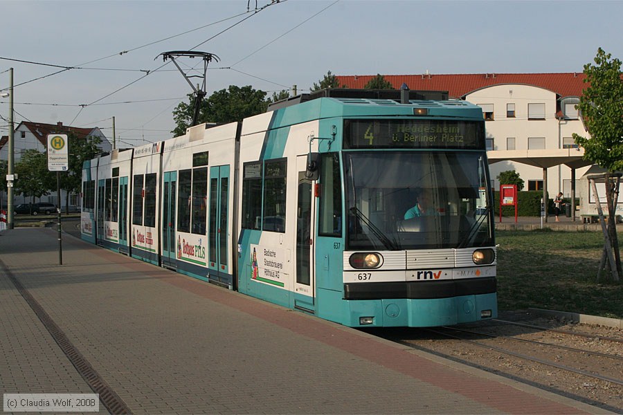 Straßenbahn Mannheim - 637
/ Bild: mvg637_cw0807020061.jpg
