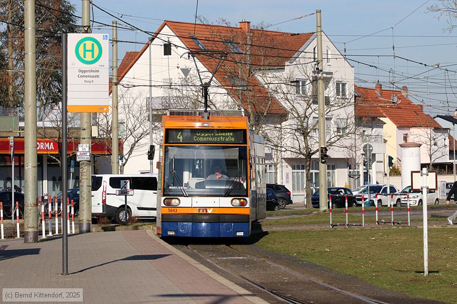 Straßenbahn Mannheim - 5643
/ Bild: rnv5643_bk2503030026.jpg