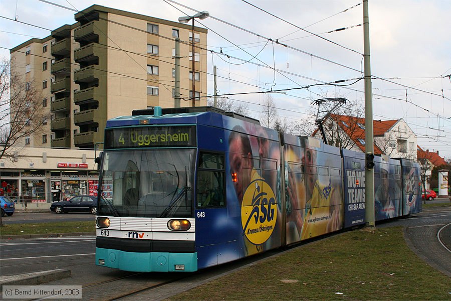 Straßenbahn Mannheim - 643
/ Bild: mvg643_bk0801020001.jpg