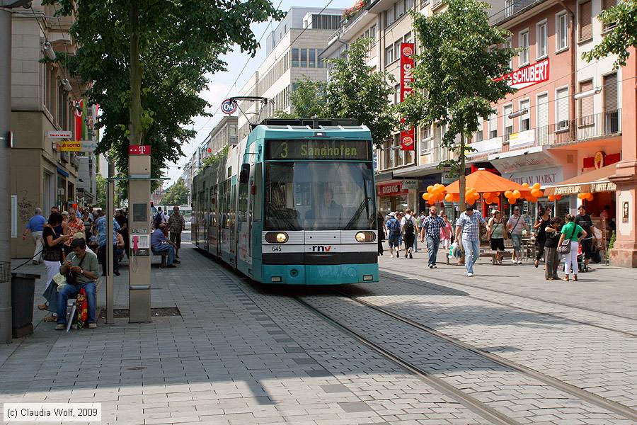 Straßenbahn Mannheim - 645
/ Bild: mvg645_cw0907020049.jpg