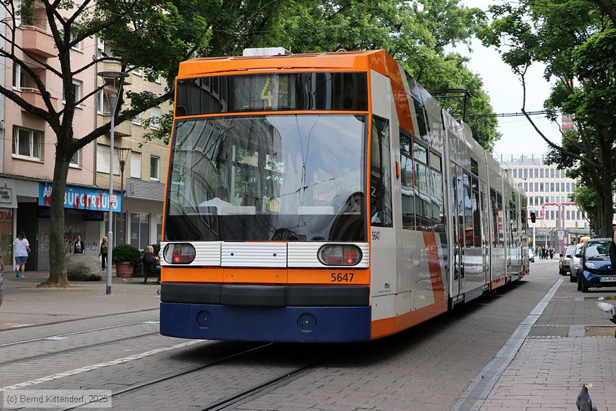 Stra&szlig;enbahn Mannheim - 5647
/ Bild: rnv5647_bk2506020019.jpg