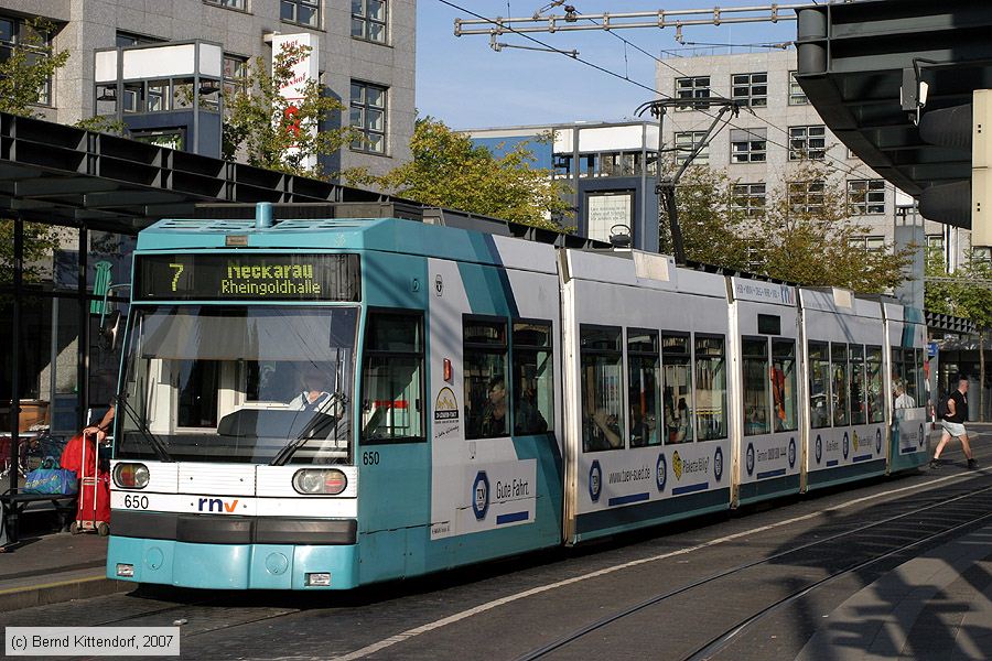 Straßenbahn Mannheim - 650
/ Bild: mvg650_bk0707310044.jpg