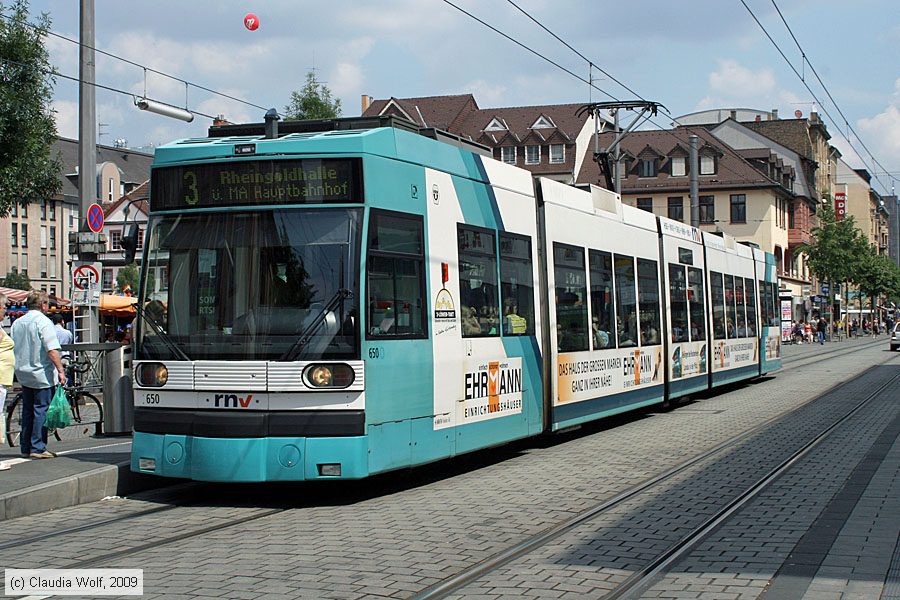 Straßenbahn Mannheim - 650
/ Bild: mvg650_cw0907020055.jpg