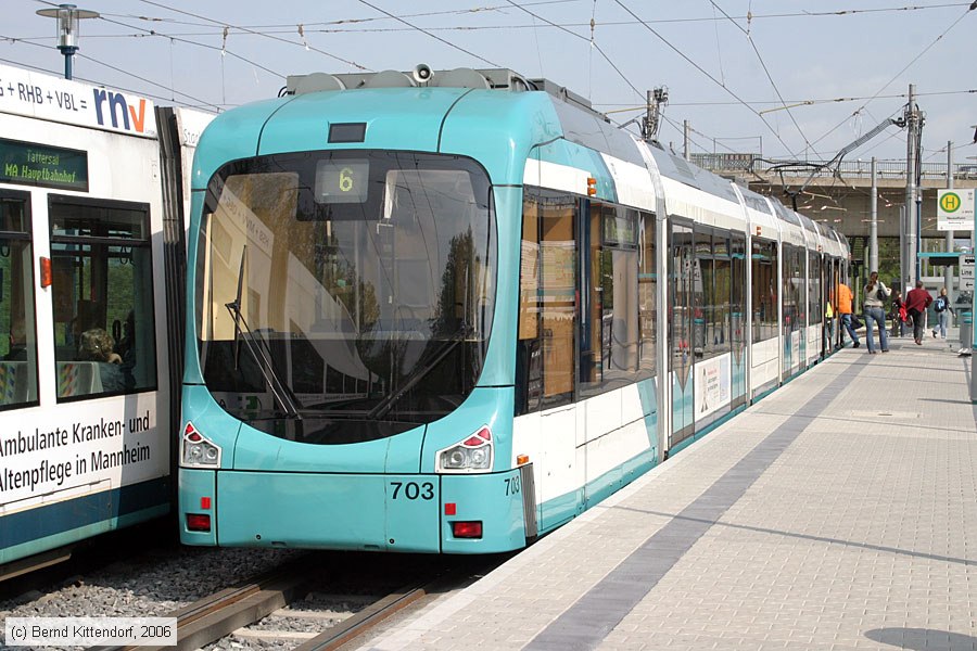 Straßenbahn Mannheim - 703
/ Bild: mvg703_bk0605090060.jpg