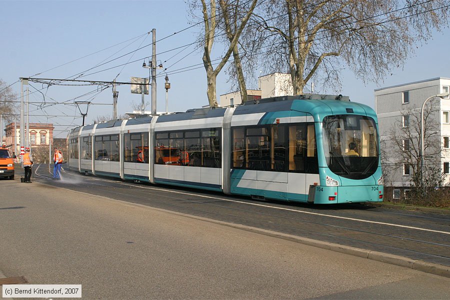 Stra&szlig;enbahn Mannheim - 704
/ Bild: mvg704_bk0703150078.jpg