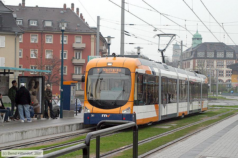 Straßenbahn Mannheim - 761
/ Bild: mvg761_bk0703310077.jpg