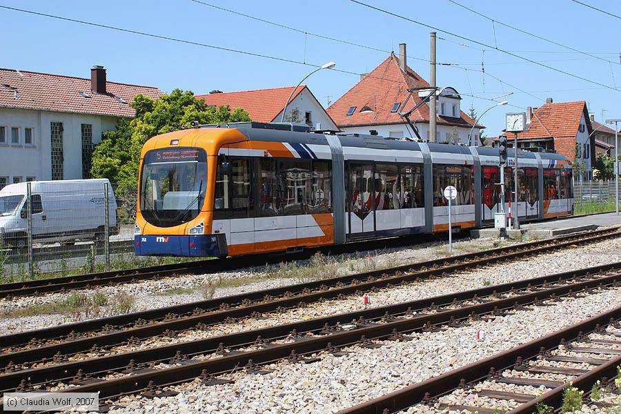 Straßenbahn Mannheim - 761
/ Bild: mvg761_cw0707150093.jpg
