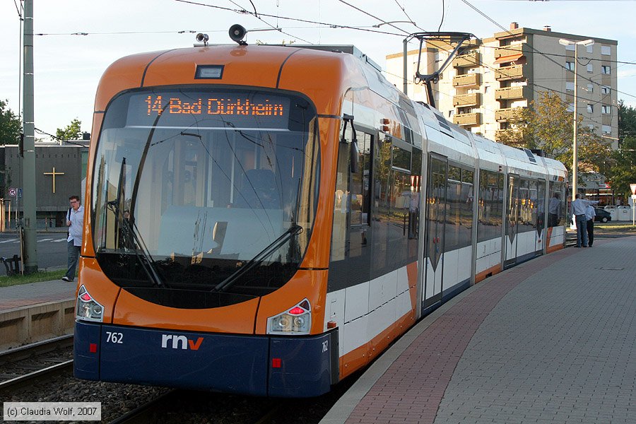 Straßenbahn Mannheim - 762
/ Bild: mvg762_cw0708010039.jpg