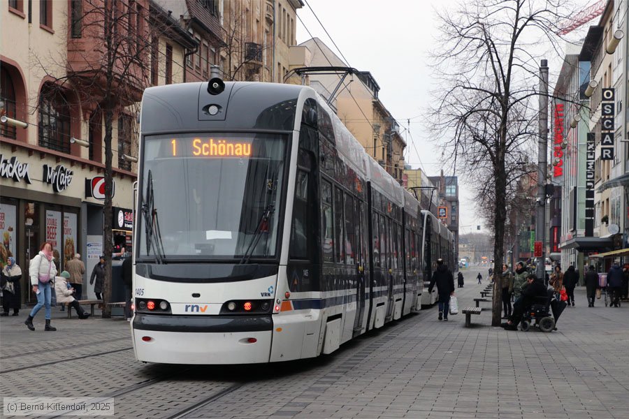 Rhein-Neckar-Verkehr - 1405
/ Bild: rnv1405_bk2501170021.jpg Rhein-Neckar-Verkehr - 1405
/ Bild: rnv1405_bk2501170021.jpg