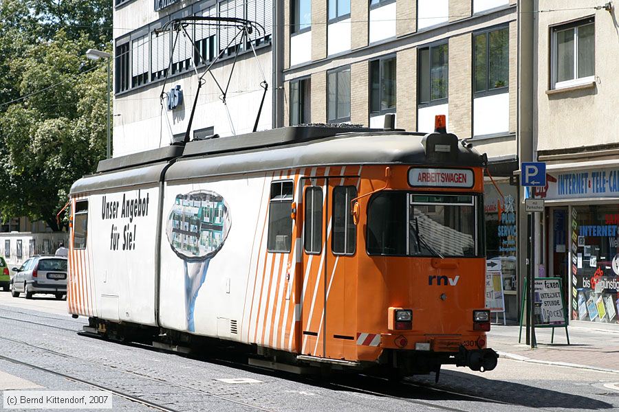 Straßenbahn Mannheim - 1301
/ Bild: mvg1301_bk0708010043.jpg