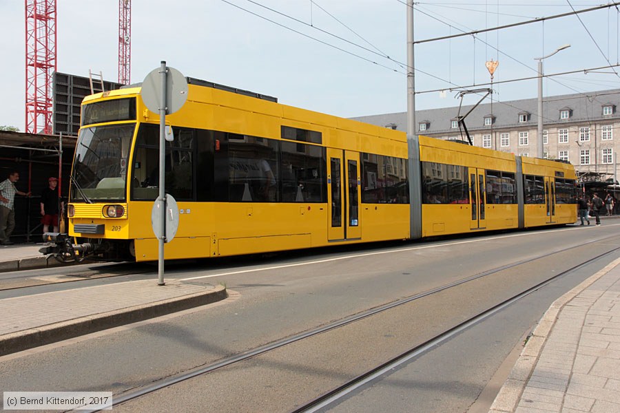 Stra&szlig;enbahn M&uuml;lheim an der Ruhr - 203
/ Bild: muelheim203_bk1706220039.jpg
