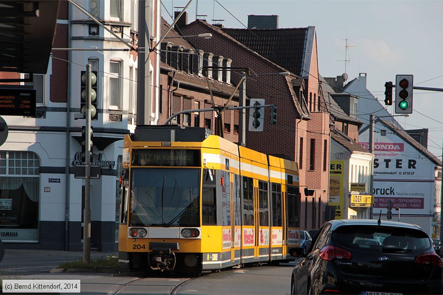 Straßenbahn Mülheim an der Ruhr - 204
/ Bild: muelheim204_bk1405190087.jpg