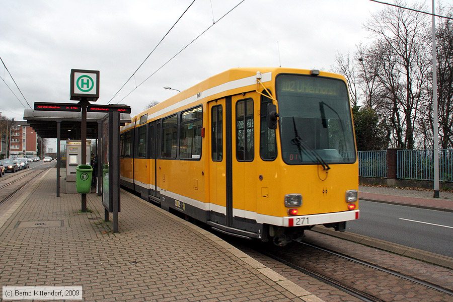 Straßenbahn Mülheim an der Ruhr - 271
/ Bild: muelheim271_bk0911250107.jpg