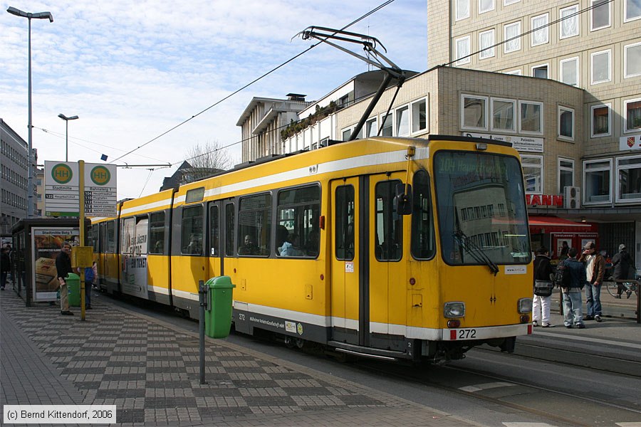Straßenbahn Mülheim an der Ruhr - 272
/ Bild: muelheim272_bk0603140212.jpg