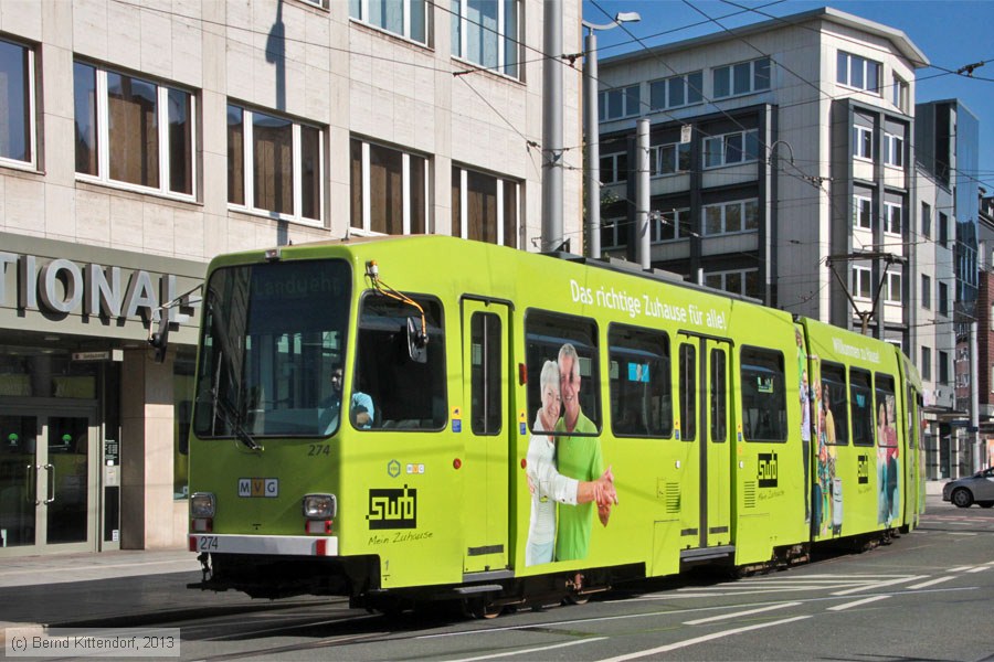 Straßenbahn Mülheim an der Ruhr - 274
/ Bild: muelheim274_bk1309050130.jpg