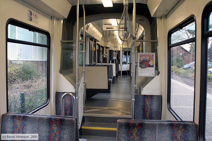 Straßenbahn Mülheim an der Ruhr - 280 - Innenansicht
/ Bild: muelheim280_bk0911250069.jpg